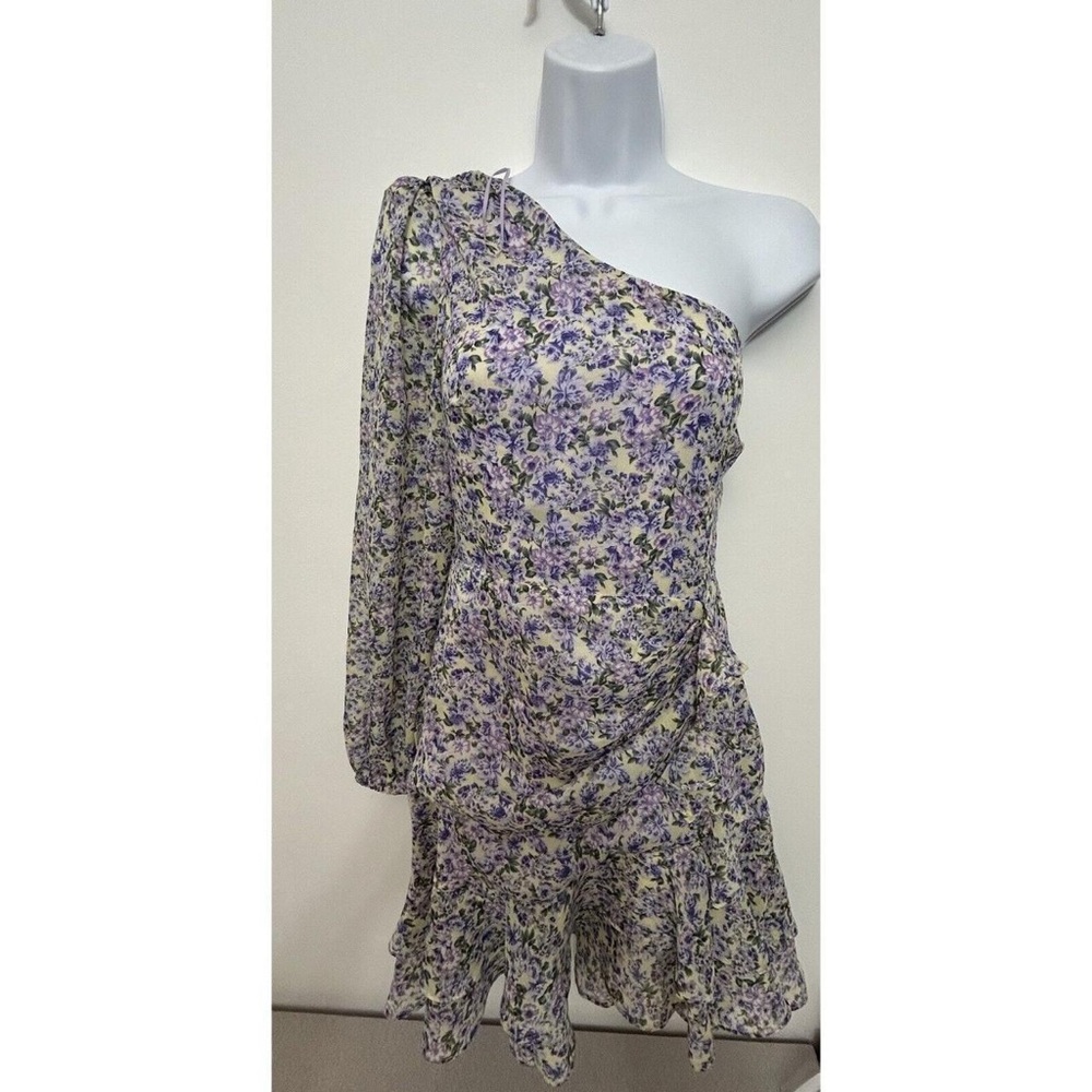 Floral One-Shoulder Dress